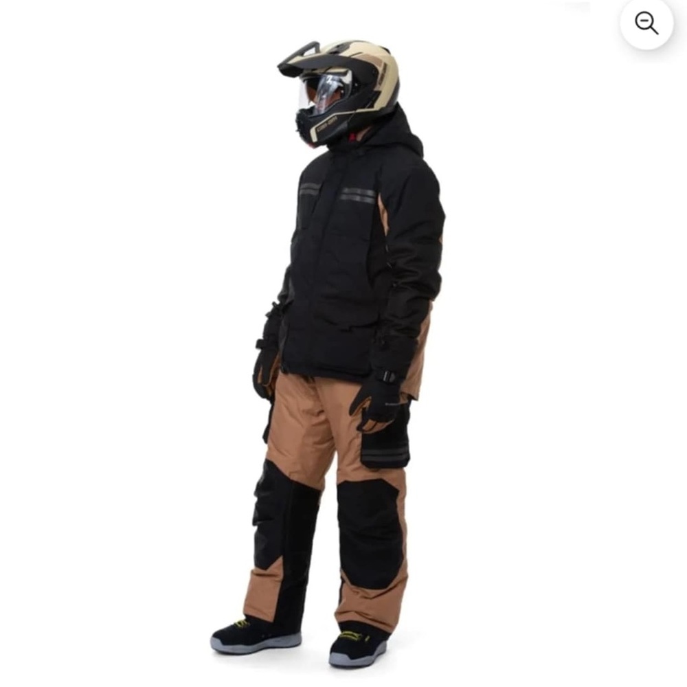 Ski-Doo Snowmobile Men's Expedition Jacket AND Expedition Highpants, Khaki, 2XL